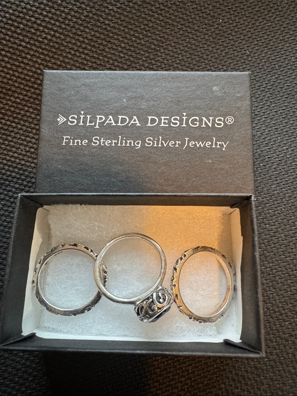 Silpada Sterling Silver Stackable Ring Set in Silver
